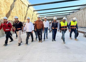 Supervisan avances de Glorieta de las Mujeres Libres de BCS en San José del Cabo