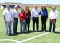 Avanza rehabilitación del campo de fútbol en San Ignacio en beneficio de sus habitantes: VMCC