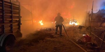 Devastador Incendio en un Rancho