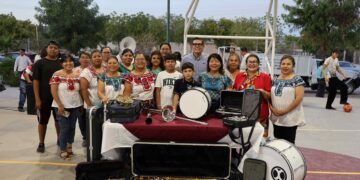 Bandas musicales crean espacios de inclusión para niñez mixteca en BCS