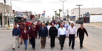 “La justicia laboral es clave para el bienestar de las familias”: Encabeza Gobernador marcha del Día del Trabajo en Guerrero Negro