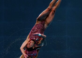 CLAVADOS: Super final de Beijing; Gaby Agúndez y Ale Estudillo, Top 4 en Super Final