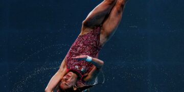 CLAVADOS: Super final de Beijing;  Gaby Agúndez y Ale Estudillo, Top 4 en Super Final