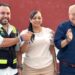 Entregan ambulancia, camión cisterna y apoyos a familias de El Campamento, en Santiago