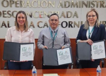 Signa convenio de colaboración entre IMSS BCS e Instituto de Capacitación para los trabajadores del Estado