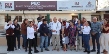 Fortalece Gobierno del Estado el bienestar comunitario con la modernización del Punto de Encuentro Comunitario “Agricultores” en Ciudad Constitución