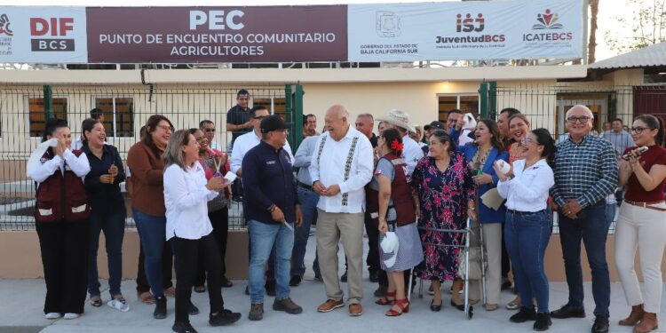 Fortalece Gobierno del Estado el bienestar comunitario con la modernización del Punto de Encuentro Comunitario “Agricultores” en Ciudad Constitución