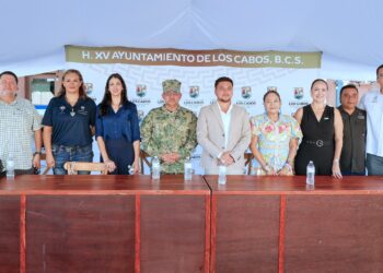 Retoma Ayuntamiento de Los Cabos ceremonias cívicas tras periodo vacacional