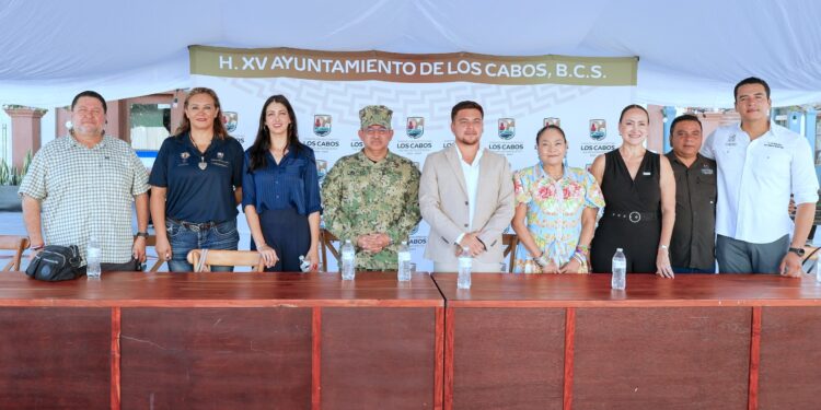 Retoma Ayuntamiento de Los Cabos ceremonias cívicas tras periodo vacacional