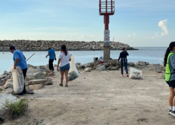 La Playa Centro Comunitario convierte la limpieza de playas en una tarea de todos los meses