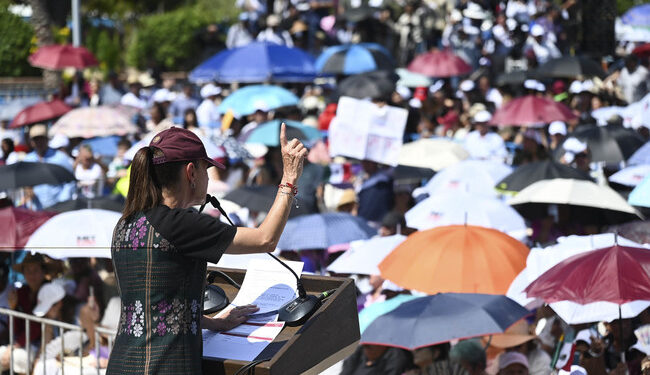 La injerencia no, subordinación tampoco y entreguismo menos. México defiende siempre su soberanía: presidenta desde La Paz, BCS
